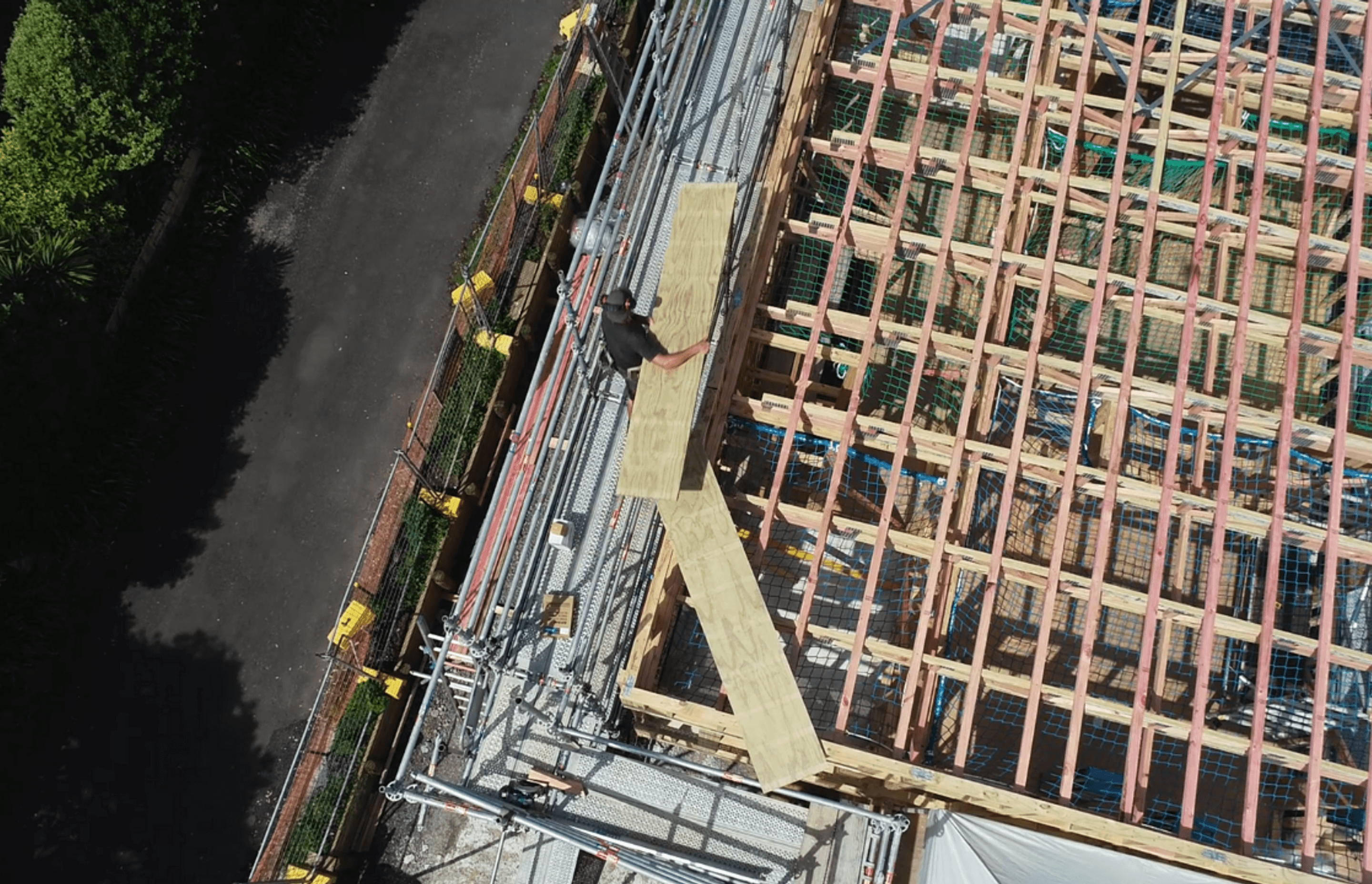 Construction Photography NZ - CPNZ - Box - Westmere Site Progress - Drone Photo 1
