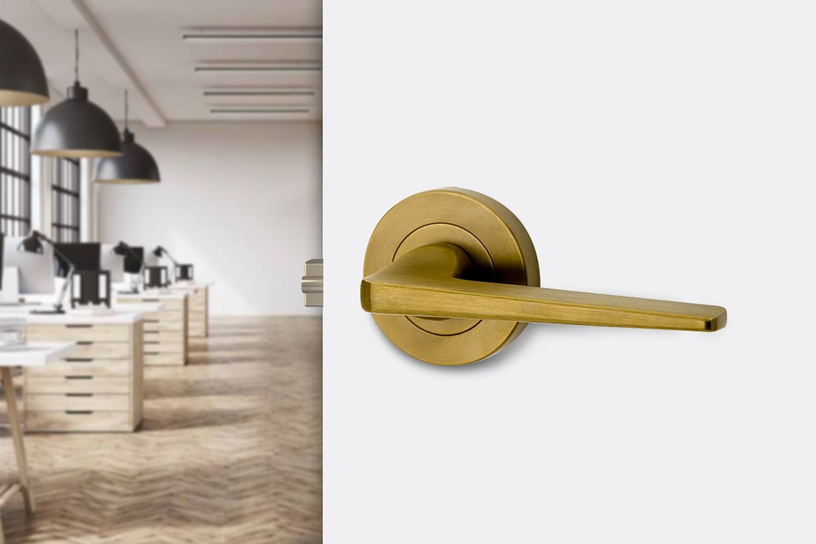 Lockwood Brasscore Lever Handles