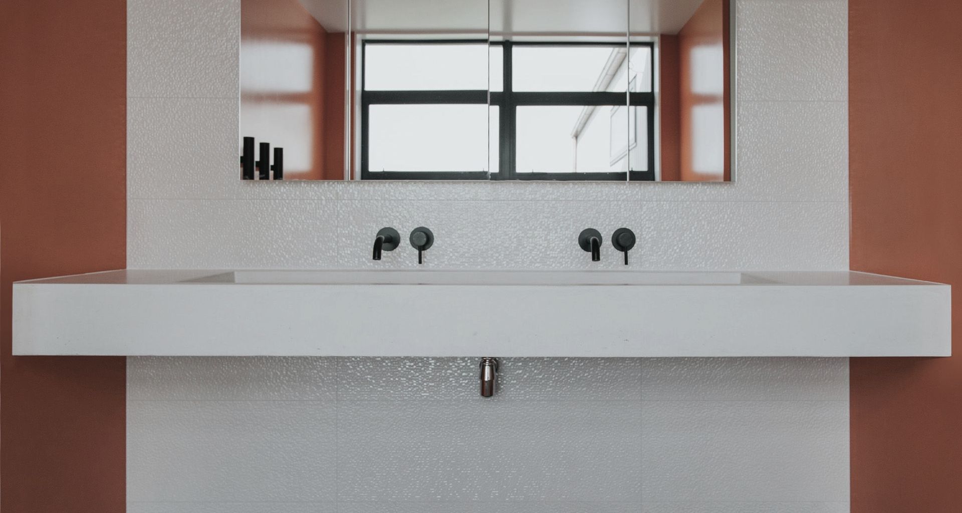 Bright Orange Bathroom banner