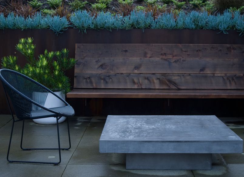 Chic-Rustic Courtyard, Remuera