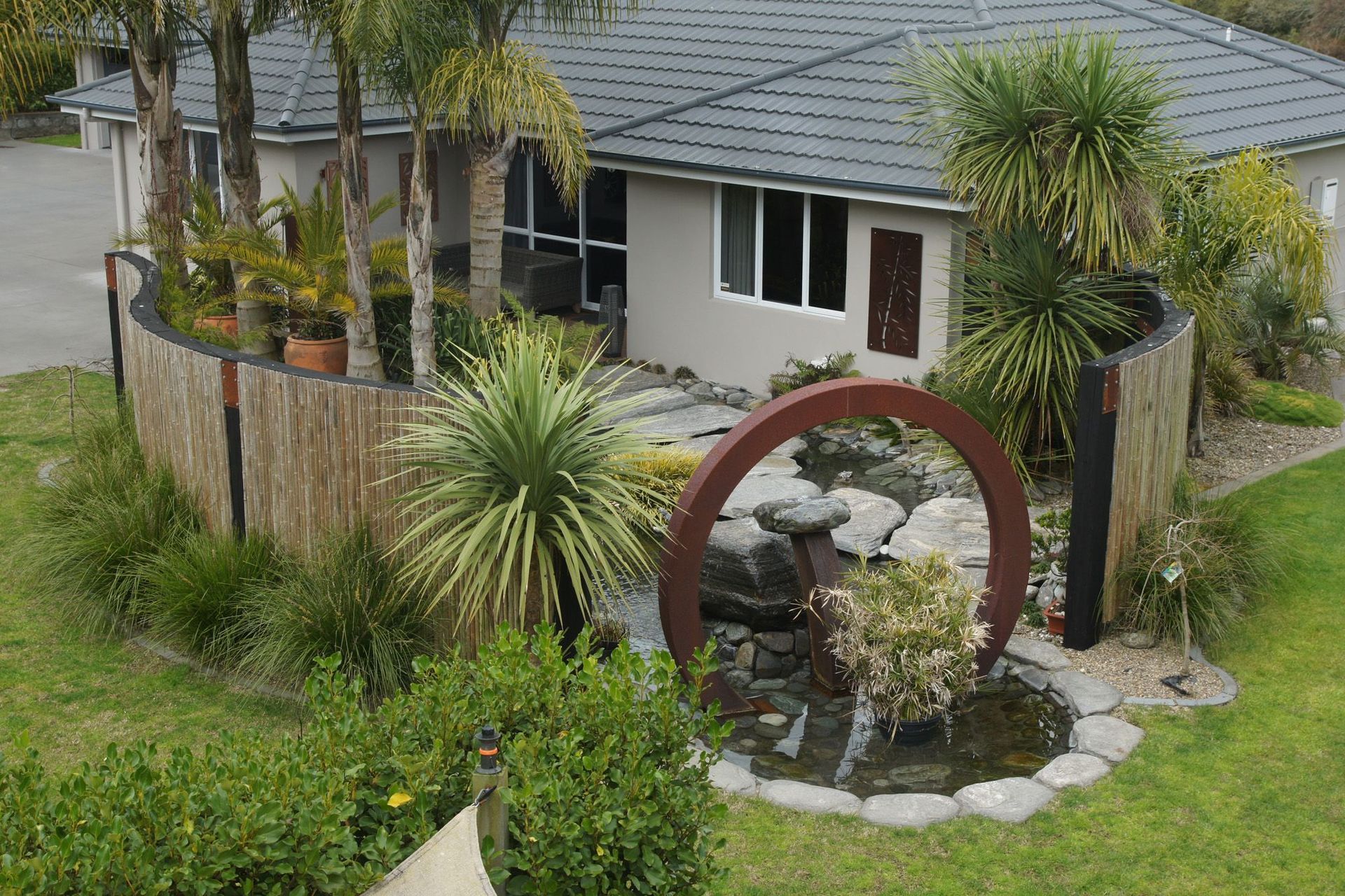 Water feature top down view
