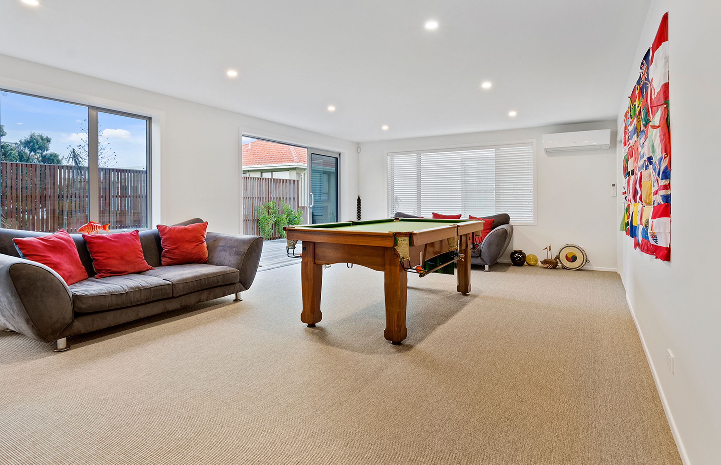 Perfect games room and chill out zone by the beach. 