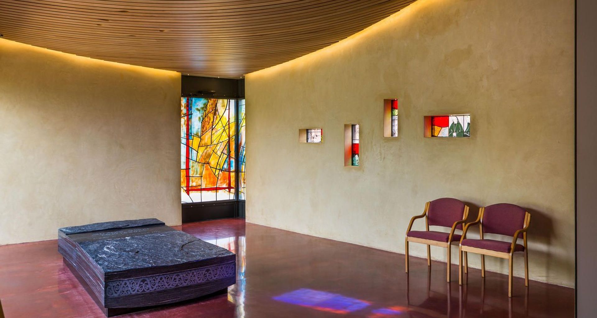 Chapel for Mother Aubert banner