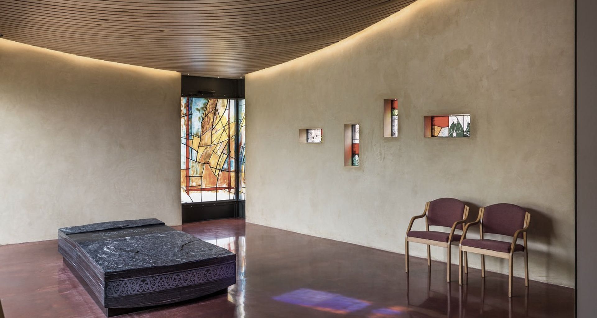 Chapel for Mother Aubert banner