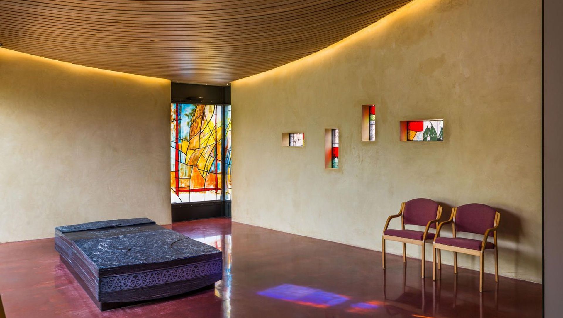Chapel for Mother Aubert banner