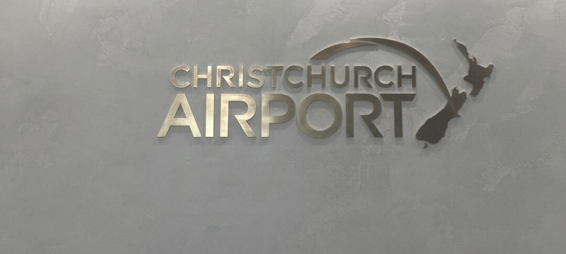 Polished Plaster at Christchurch Airport banner