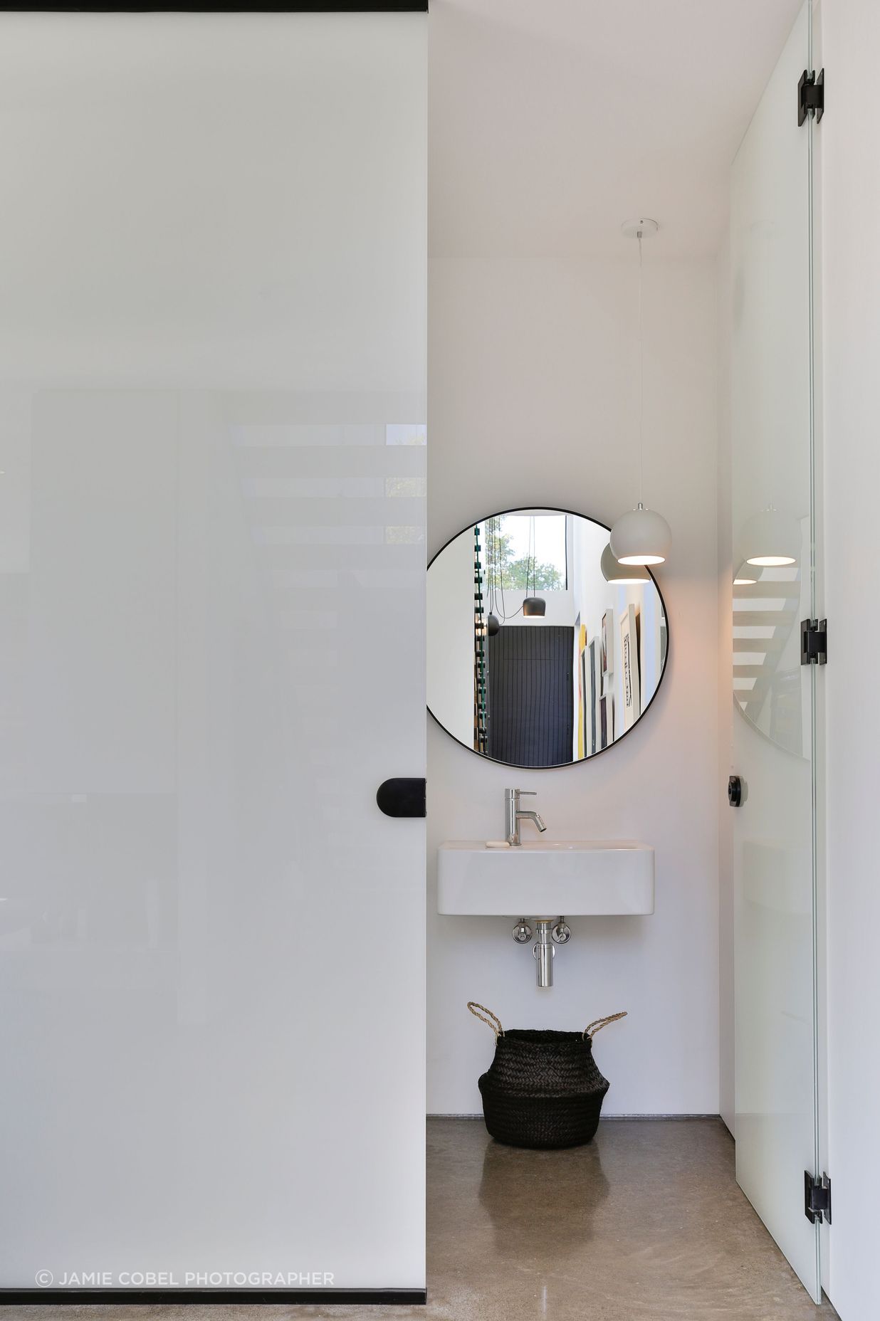 The downstairs guest bathroom.