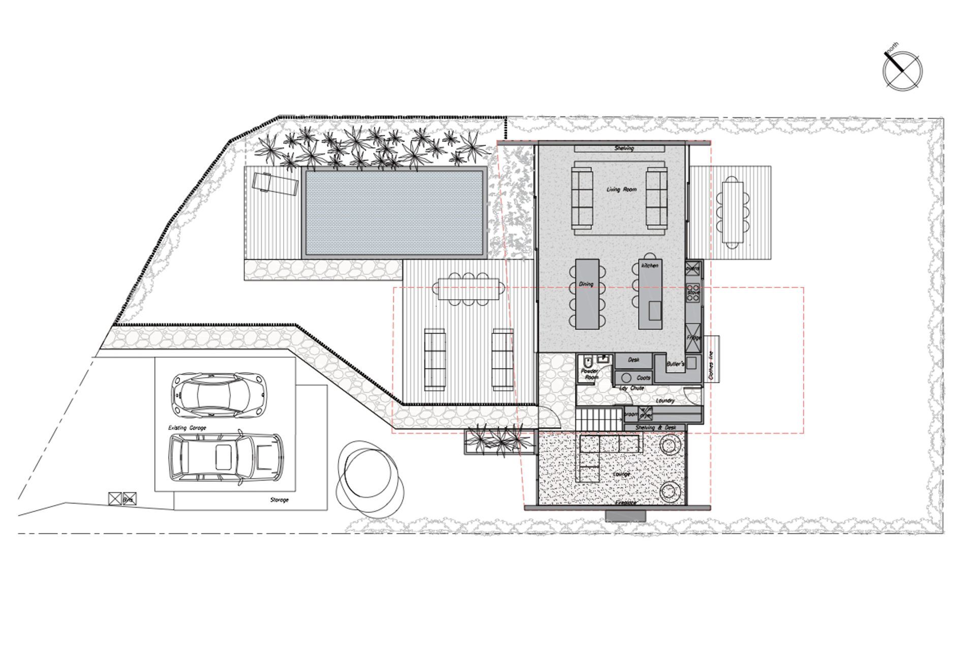 Ground-floor plan by Dorrington Atcheson Architects.
