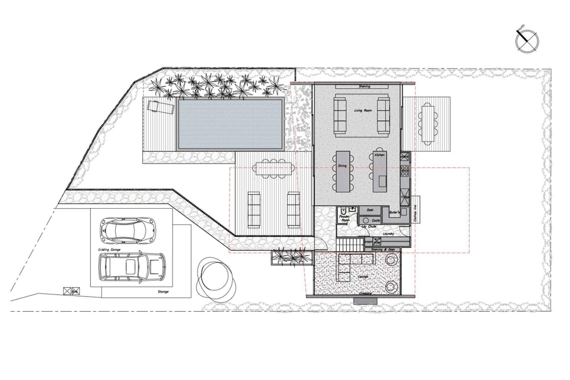 Ground-floor plan by Dorrington Atcheson Architects.