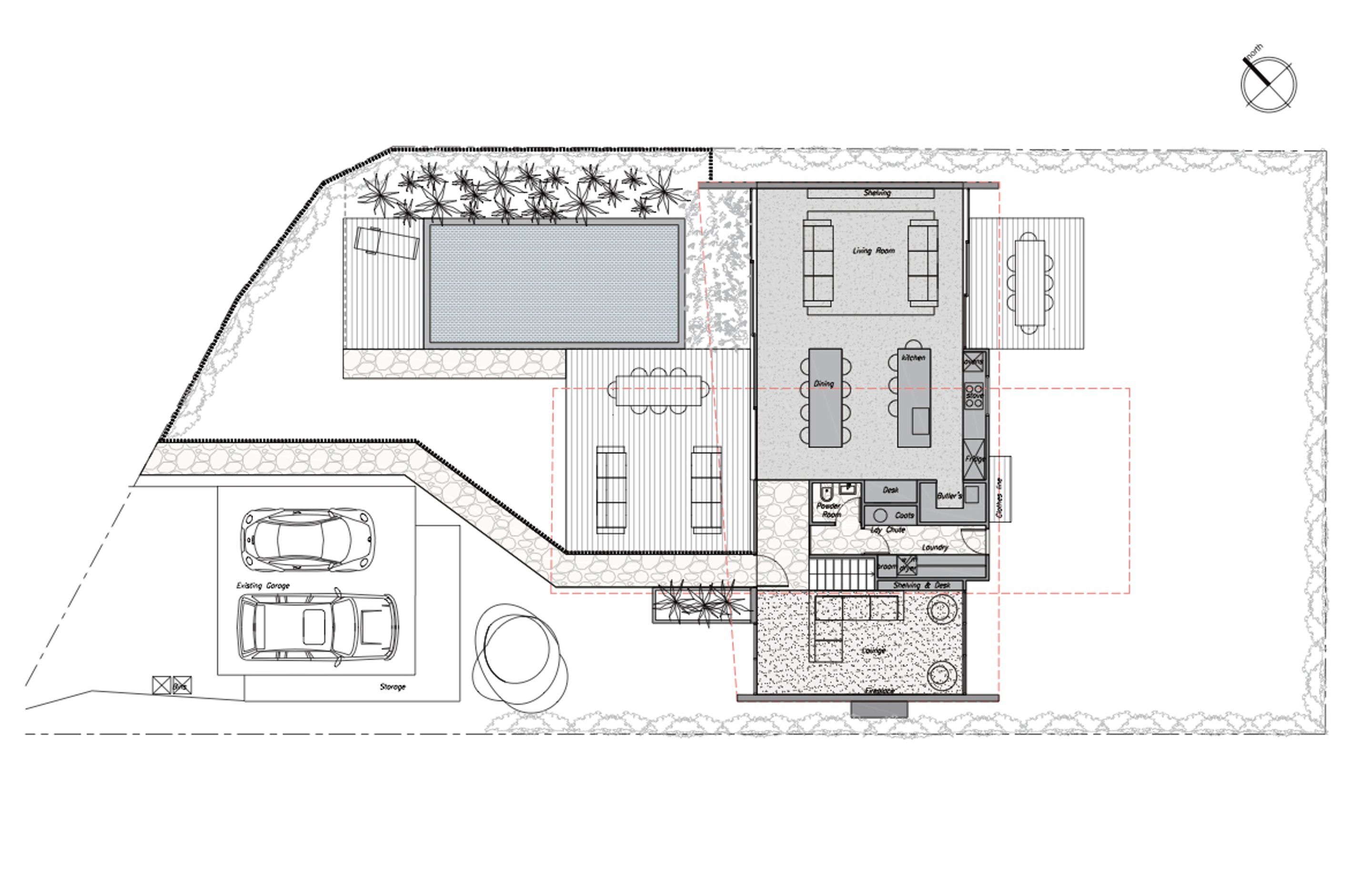 Ground-floor plan by Dorrington Atcheson Architects.