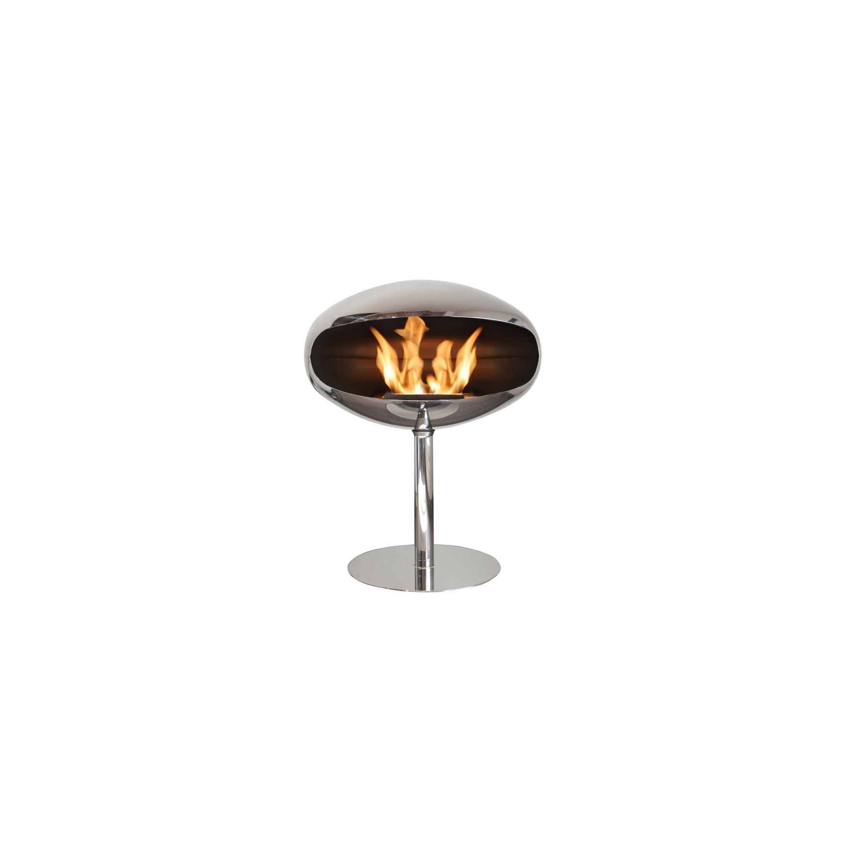 Cocoon Fires Pedestal Suspended Fireplace
