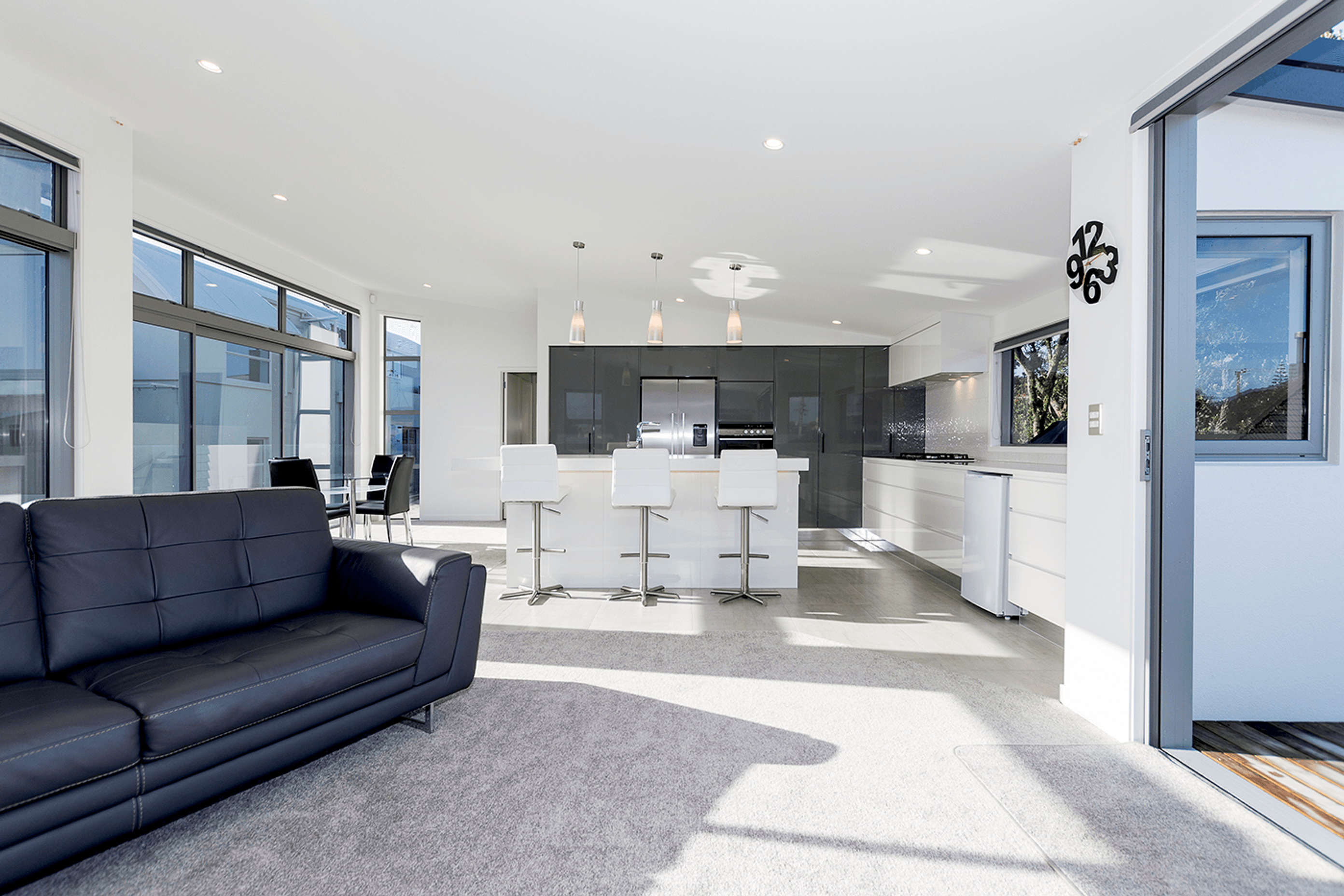 Designed and built for beach living, this four-bedroom home Mountt Maunganui is an entertainer’s dream.