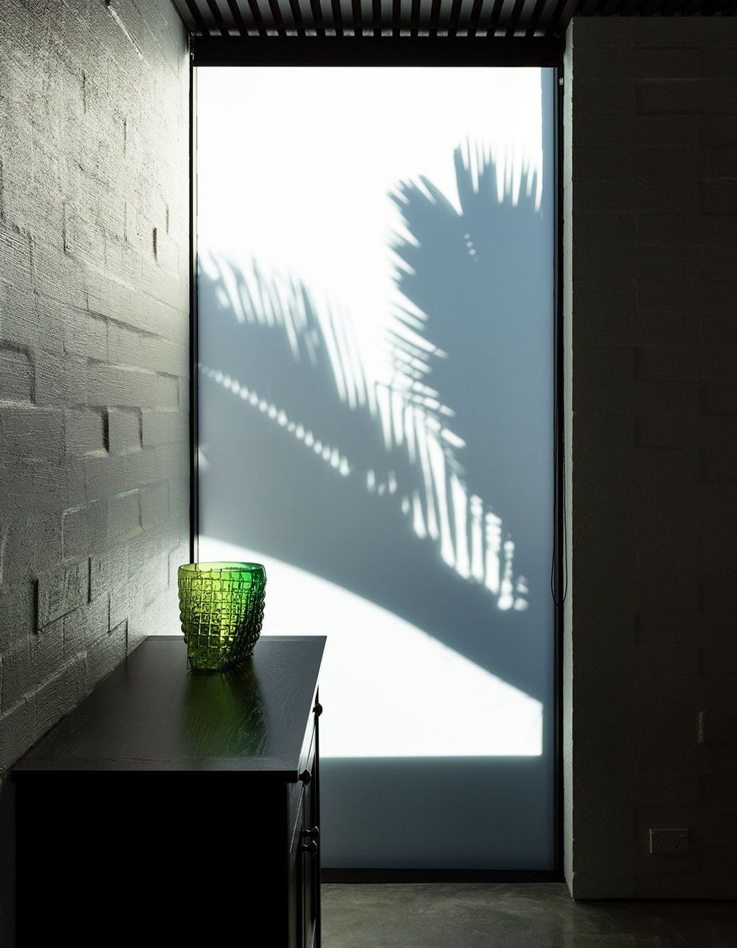 Light and dark, shadow and sun are key elements of the design.