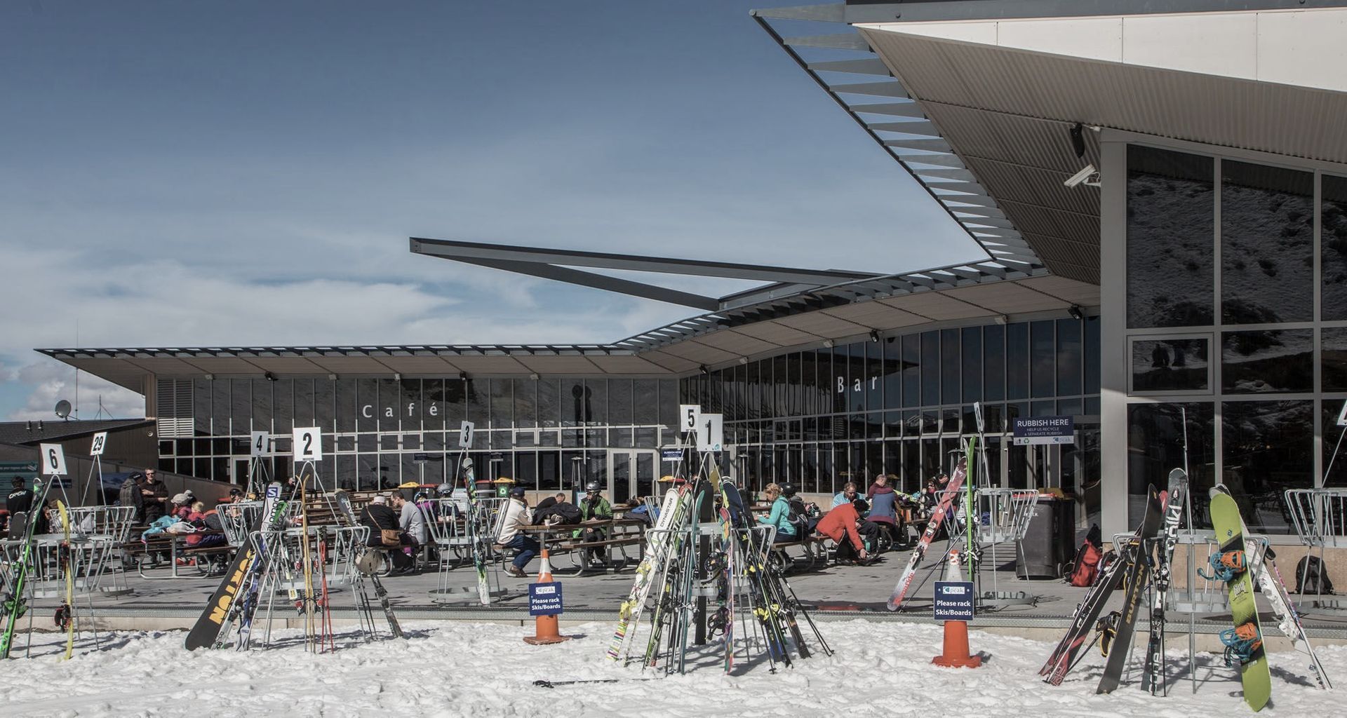 Coronet Peak Base Building banner