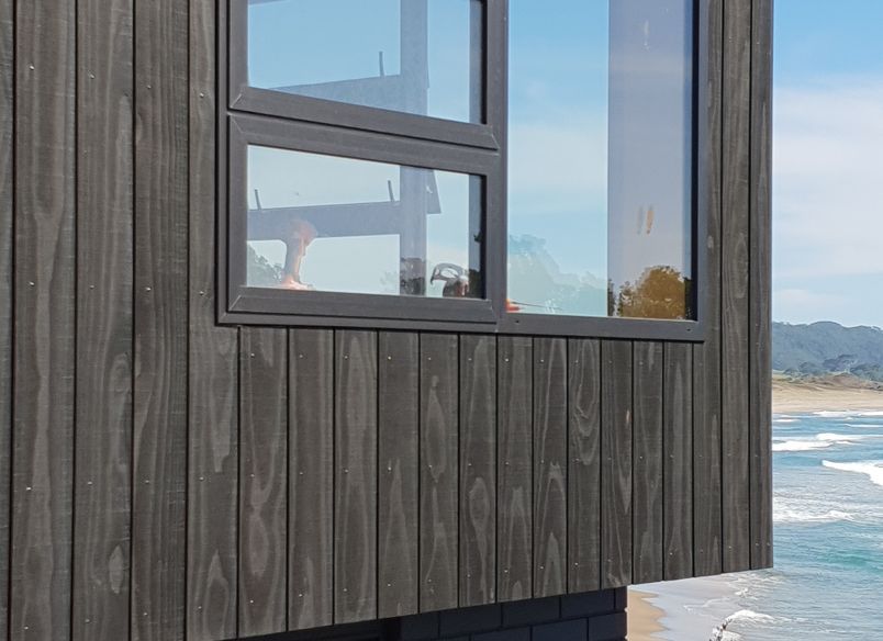 Coromandel House - Accoya stained black