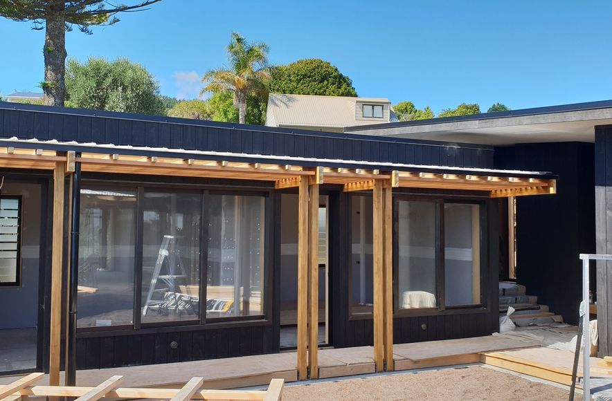 Coromandel House - Accoya stained black