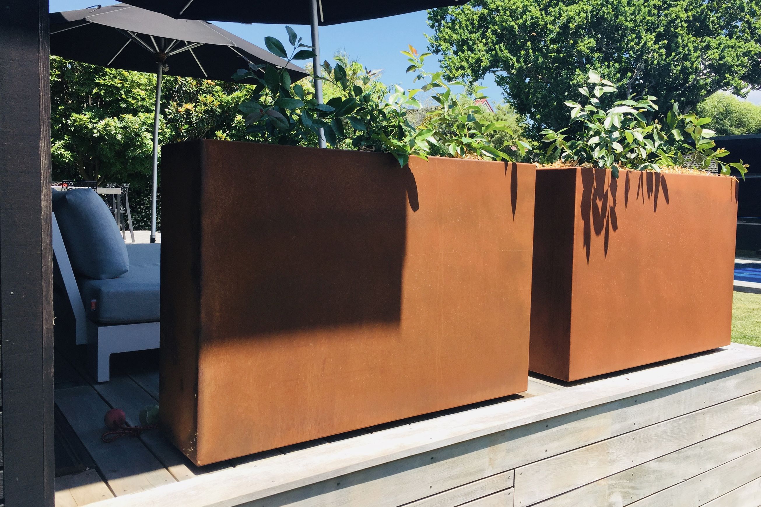 Corten Tall Trough 1200 Planter