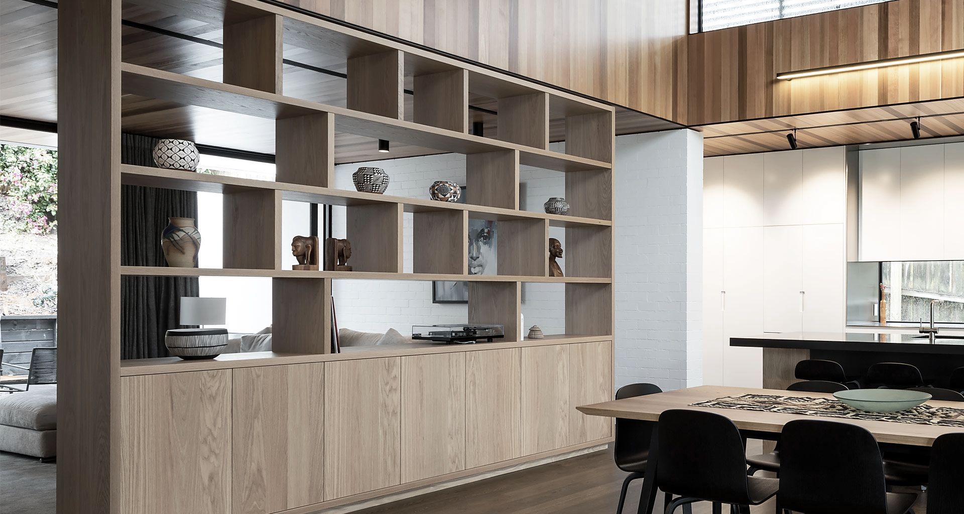 Room divider designed by Herbst Architects, manufactured and installed by Neo Design