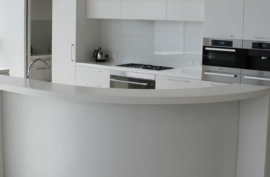 Curved Bespoke Kitchen