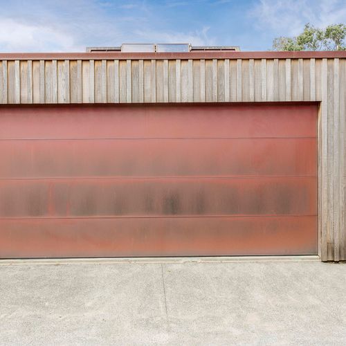 Copper Garage Door