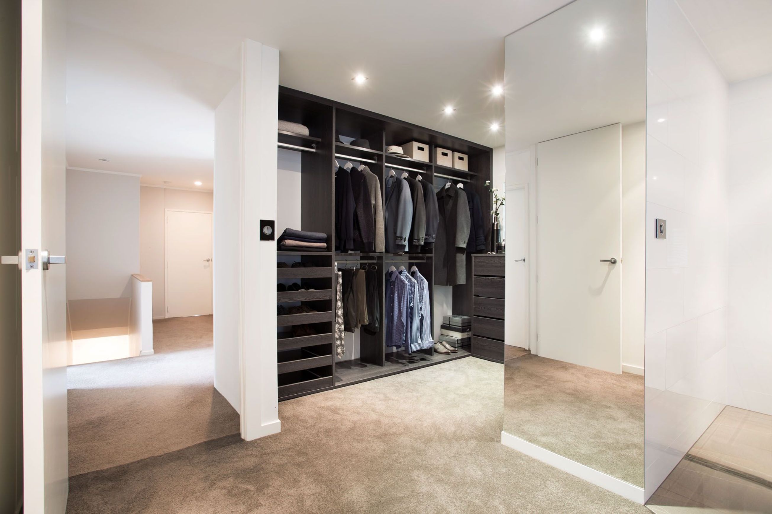 Custom Walk In Wardrobe