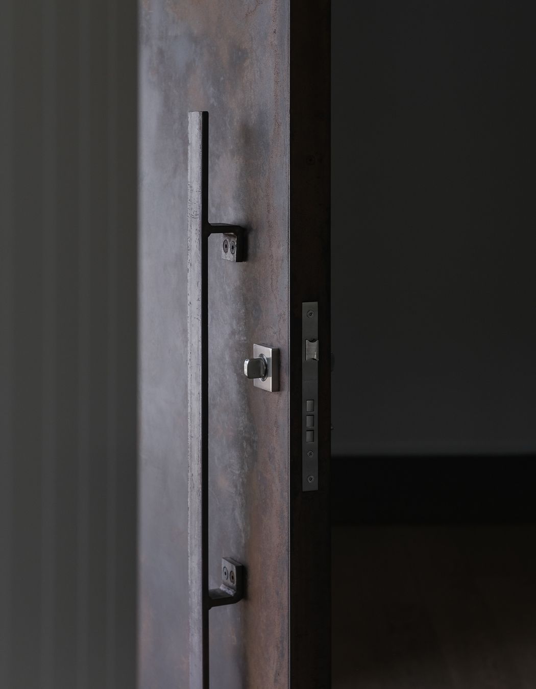 Entry custom steel door