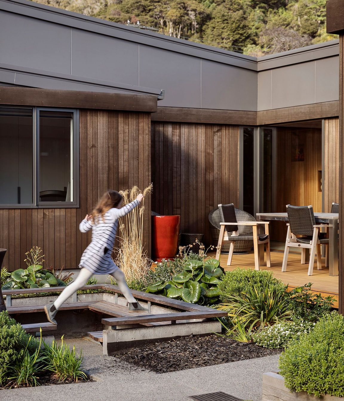 A key requirement of the brief was to create a private haven for the clients to enjoy away from busy city life.