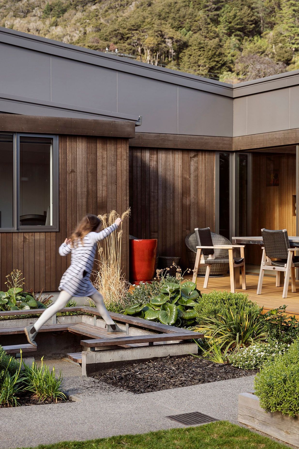 A key requirement of the brief was to create a private haven for the clients to enjoy away from busy city life.