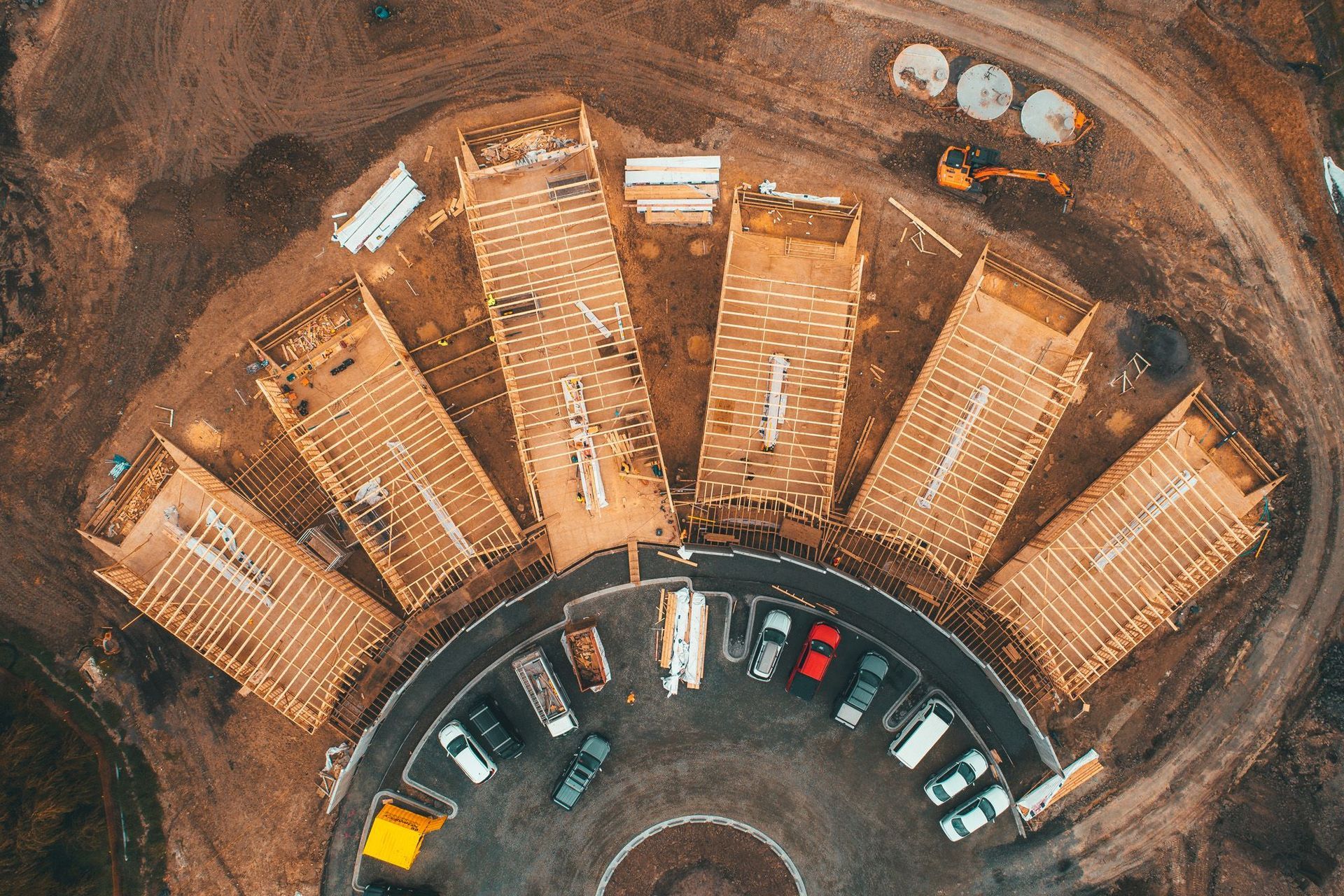 Construction Photography NZ - CPNZ - FutureBuild LVL - Dairy Flat SIte Progress - Drone Photo 5