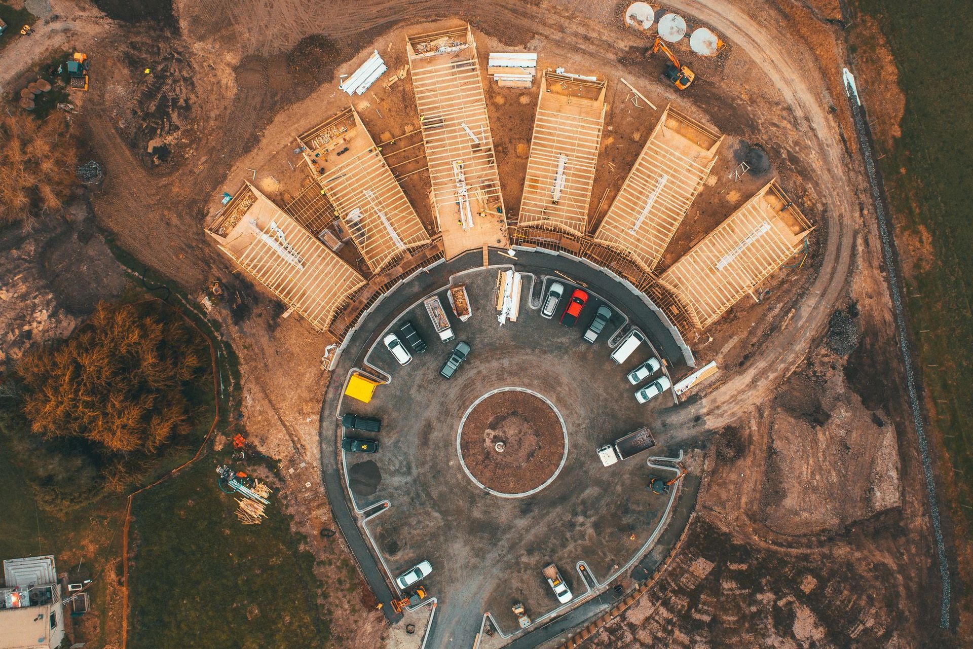 Construction Photography NZ - CPNZ - FutureBuild LVL - Dairy Flat SIte Progress - Drone Photo 4