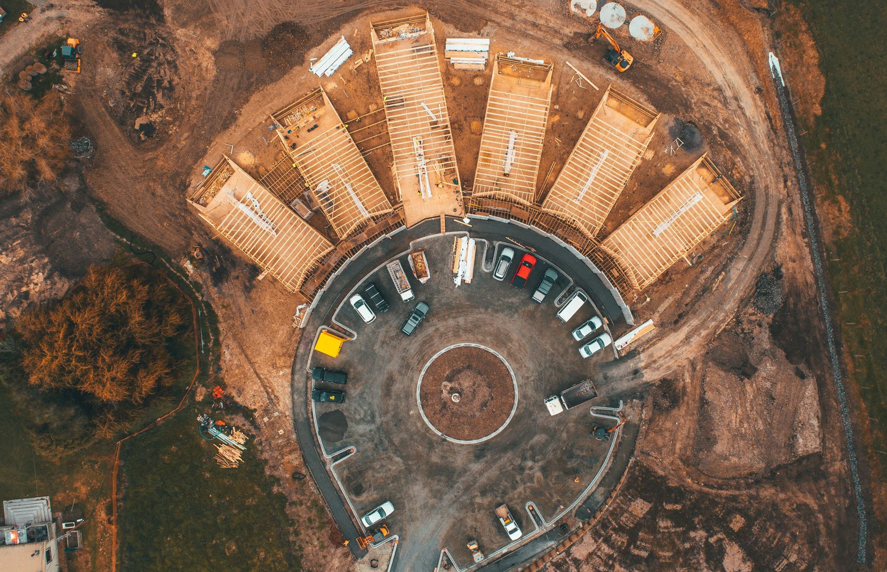 Construction Photography NZ - CPNZ - FutureBuild LVL - Dairy Flat SIte Progress - Drone Photo 4