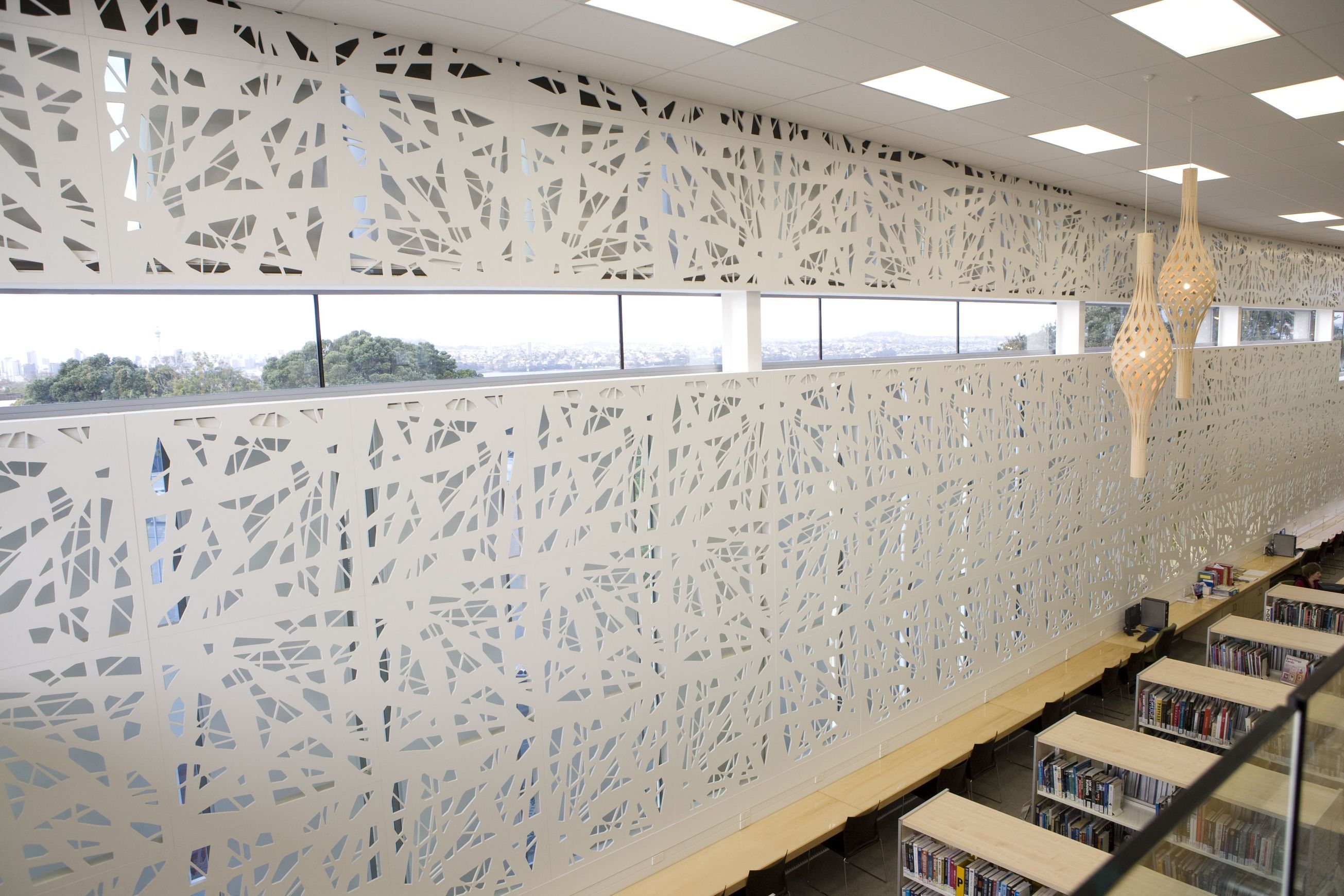 Painted MDF Acoustic Perforations - Big River Panels