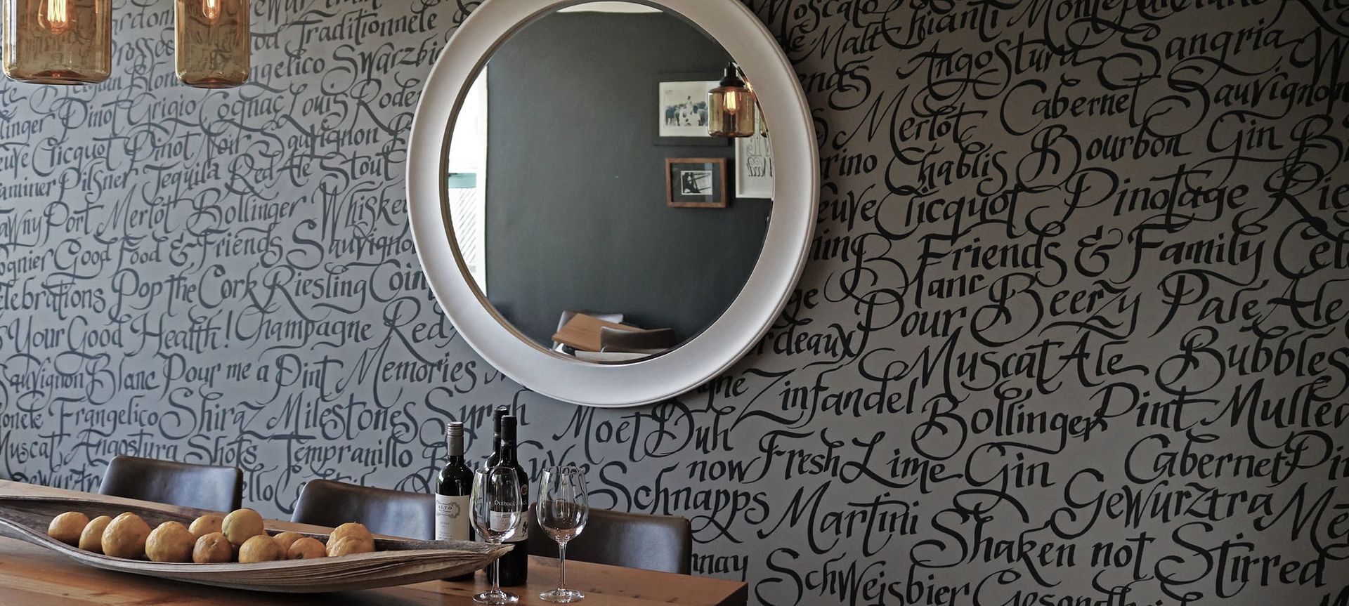 Dining Room Wall banner