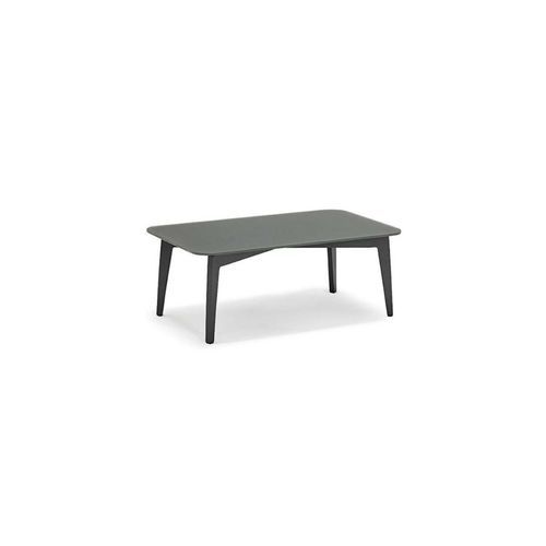 Diva outdoor aluminium and HPL top coffee table