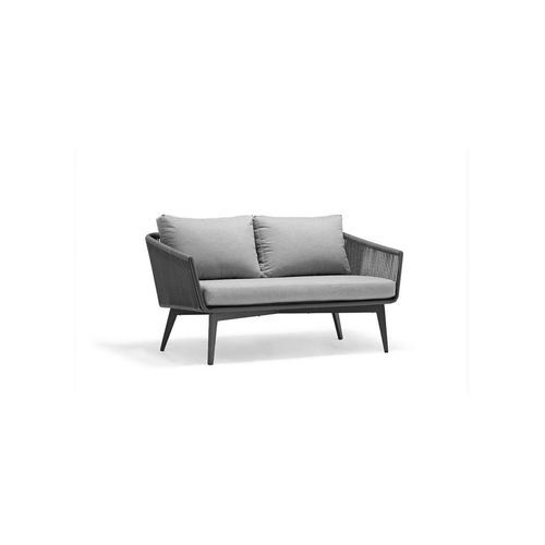 Diva Outdoor Aluminium and Rope Sofa - 137cm