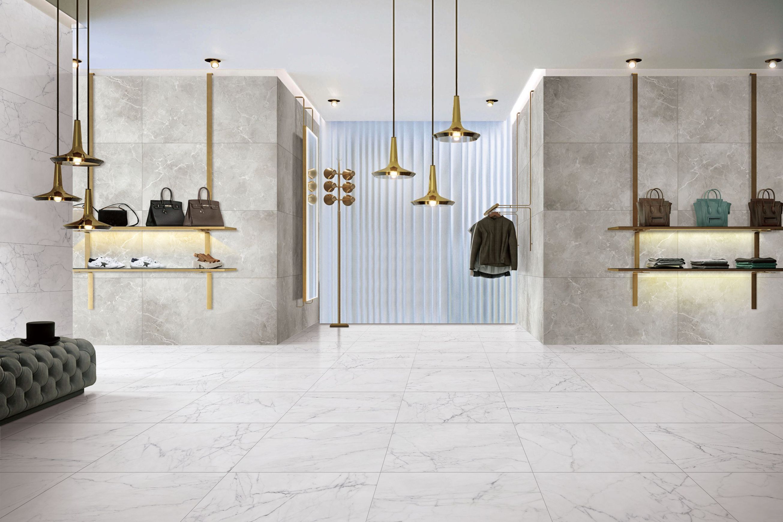 Evo Carrara & Statuario Wall & Floor Tiles