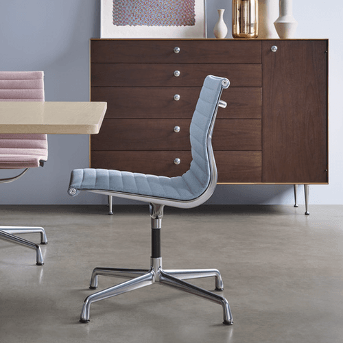 Eames Aluminium Group Side Chair by Herman Miller