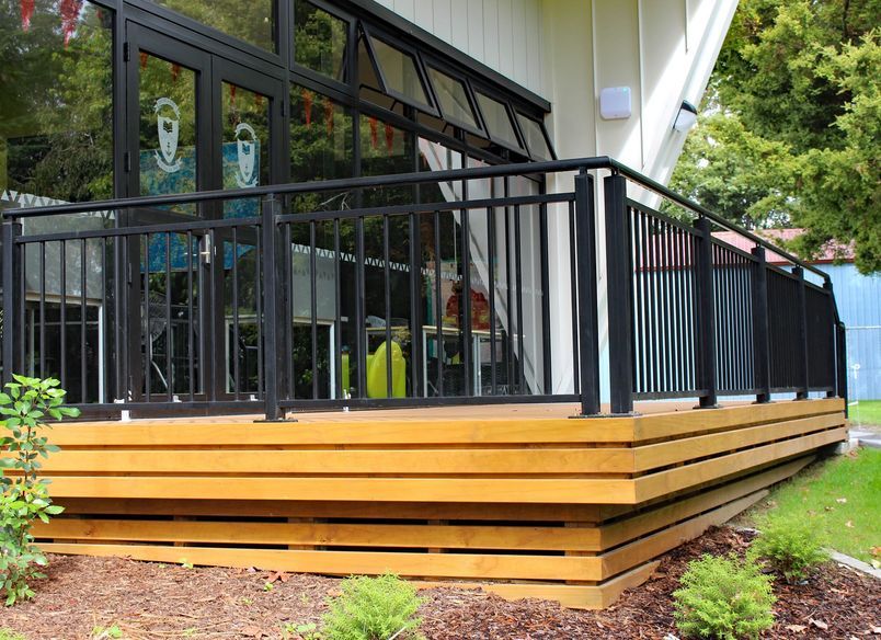 Edgetec Commercial on School Back Deck