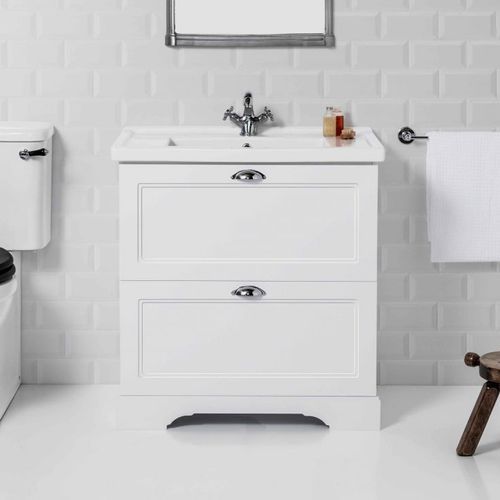 English Classic 800 Floor Standing Vanity 2 Drawer