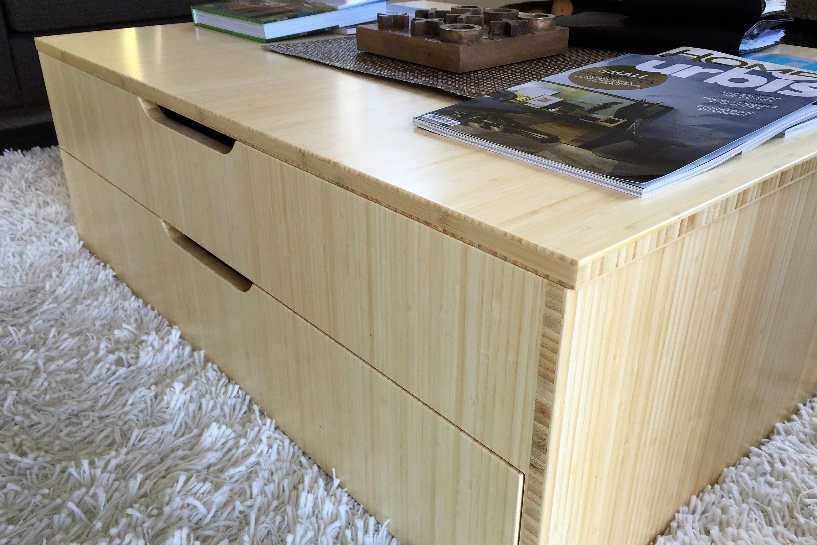 Vertical Bamboo Panel - Natural