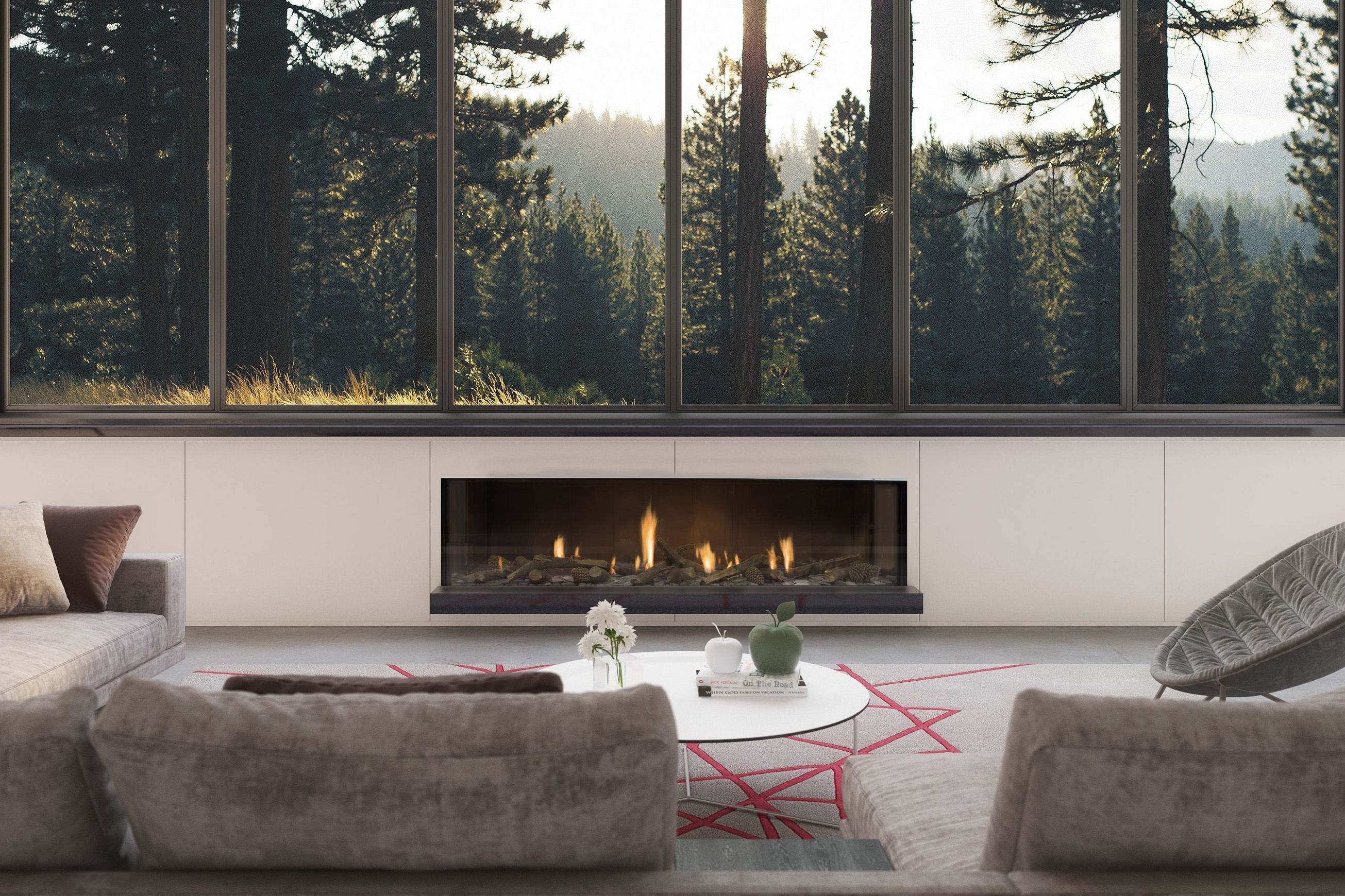 Escea DS1650 High Output Frameless Gas Fireplace