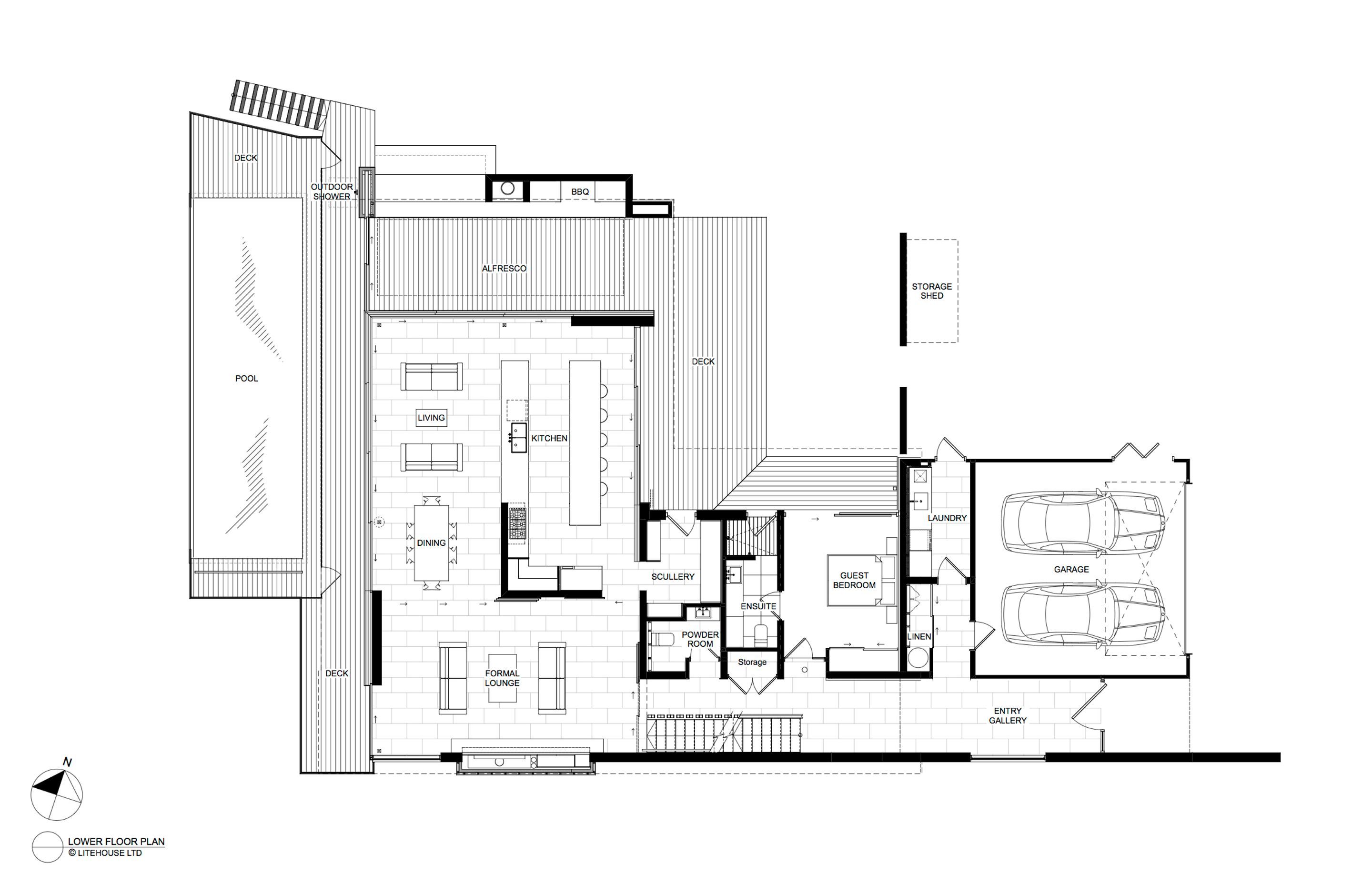 Ground-floor plan by Lite House.
