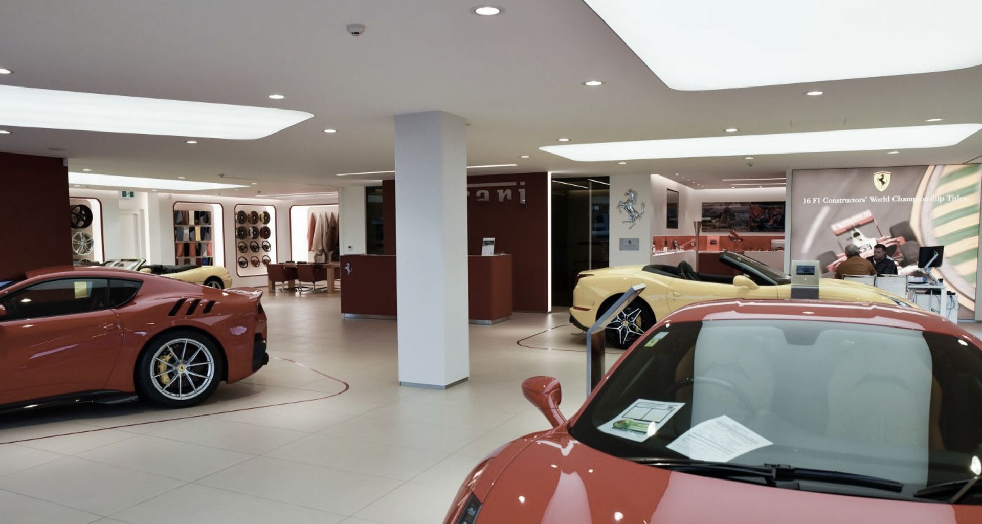 Ferrari Showroom banner