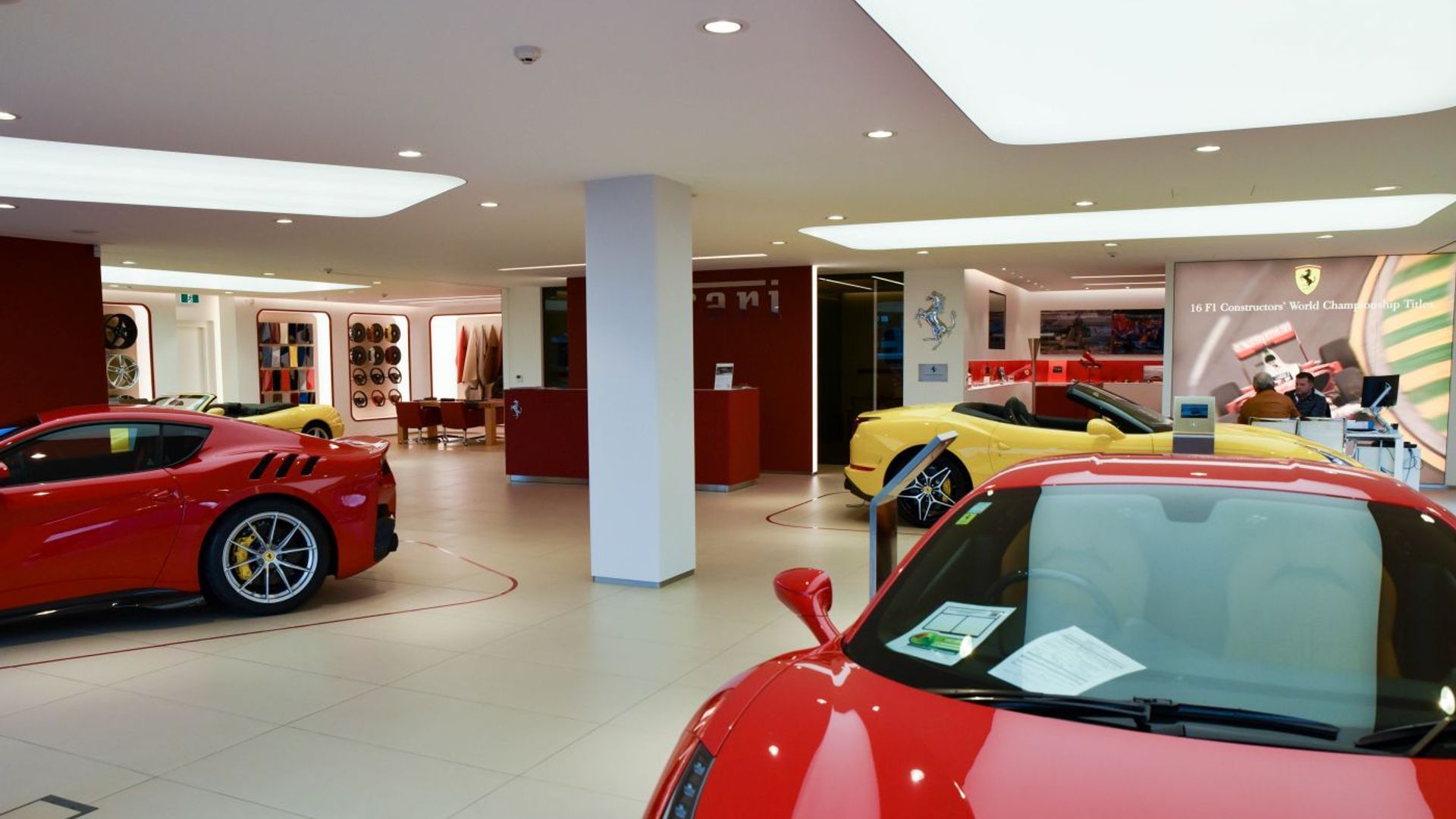 Ferrari Showroom banner