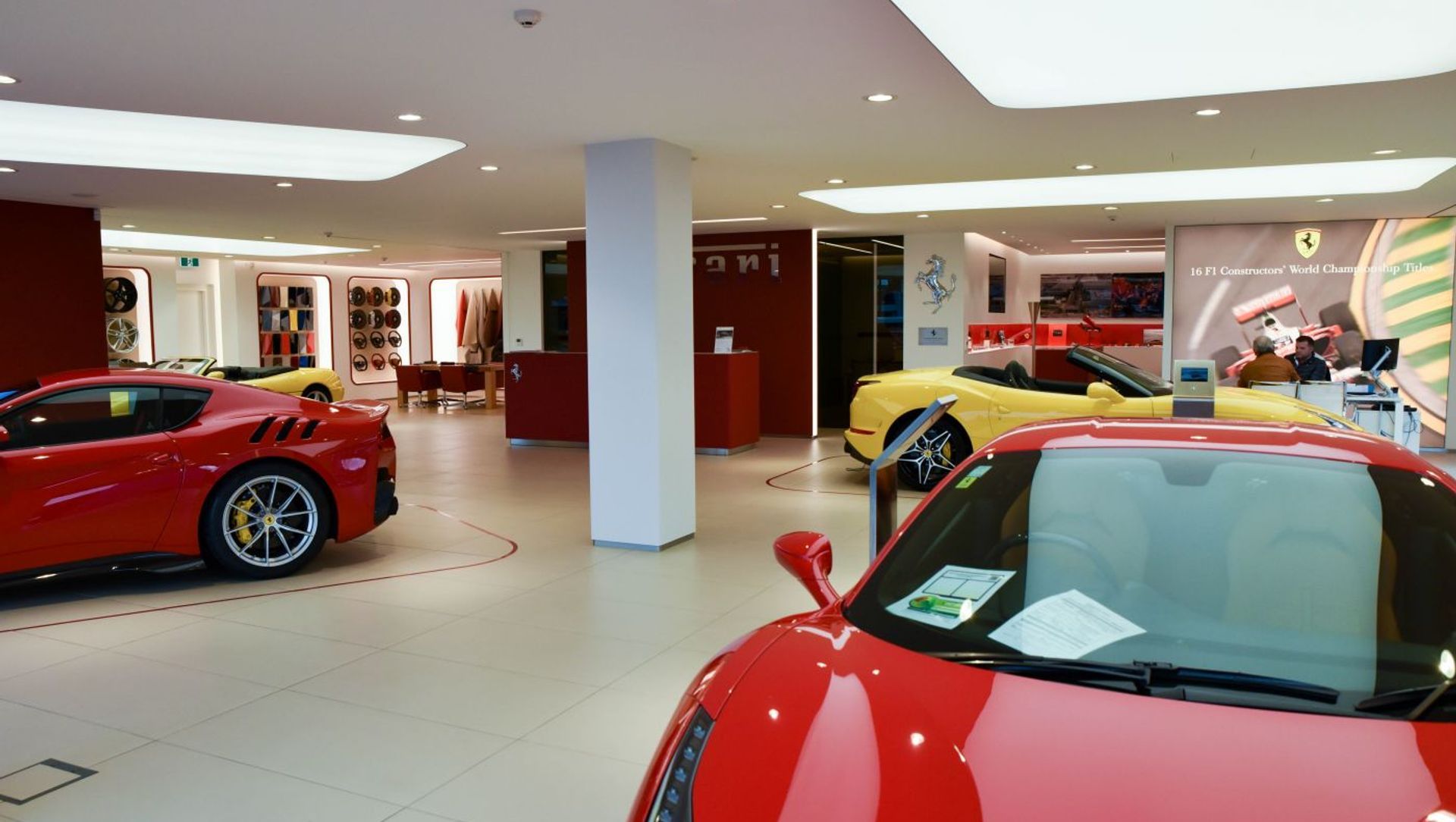 Ferrari Showroom banner