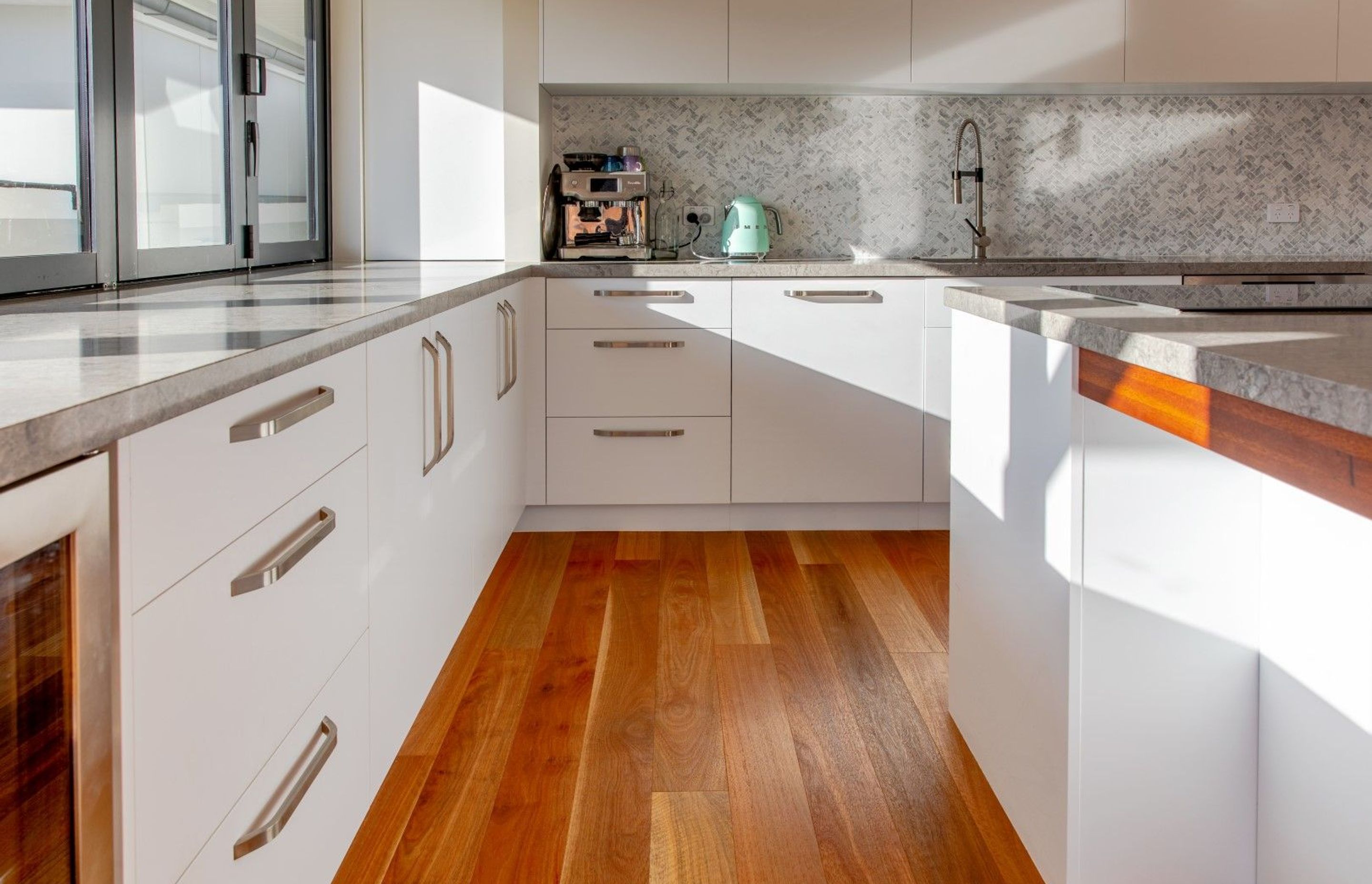 HURFORD'S First Floors Spotted Gum 132x15mm