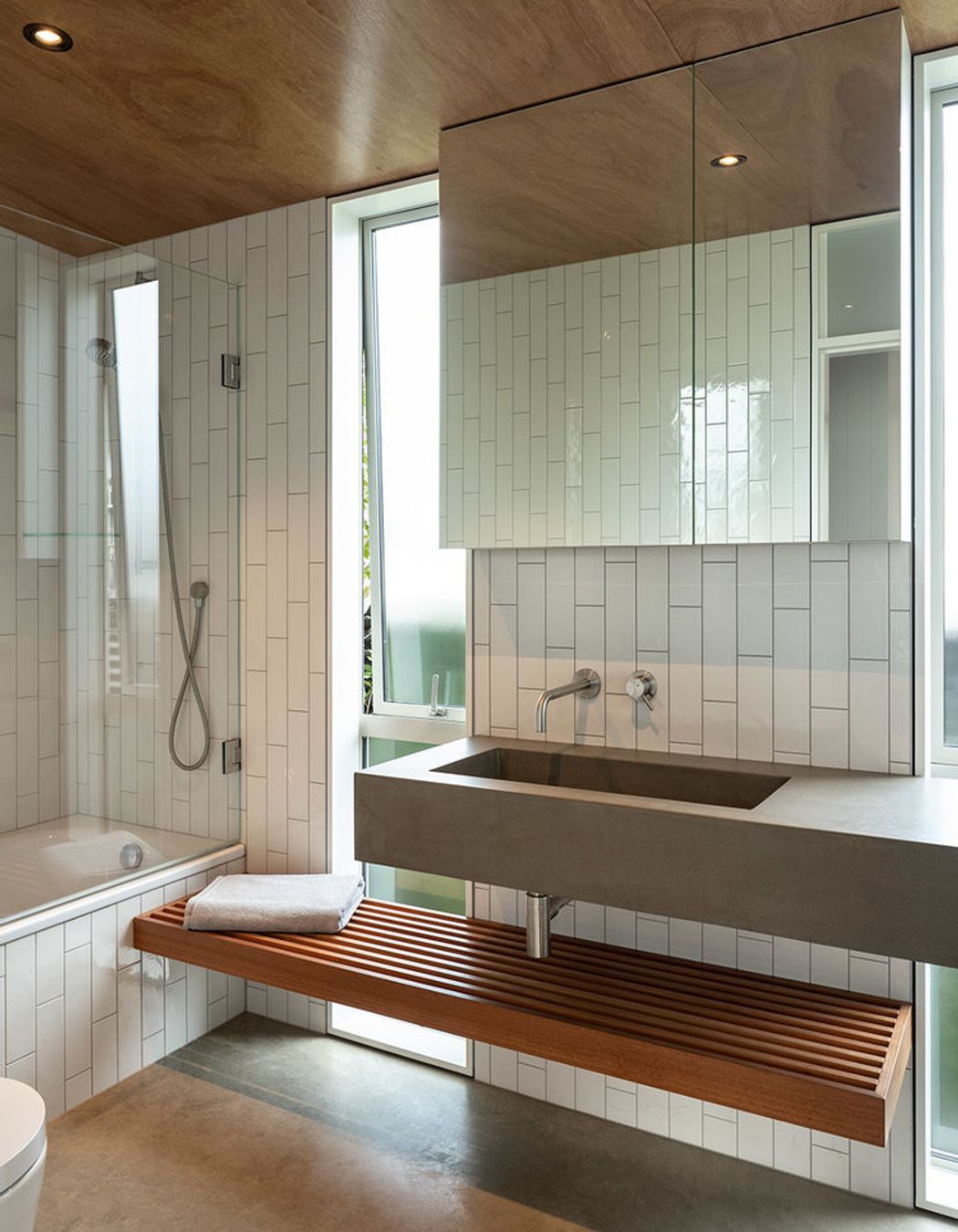 The guest bathroom.