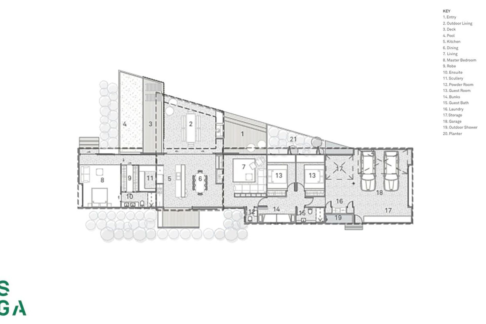 Ground-floor plan by SGA.