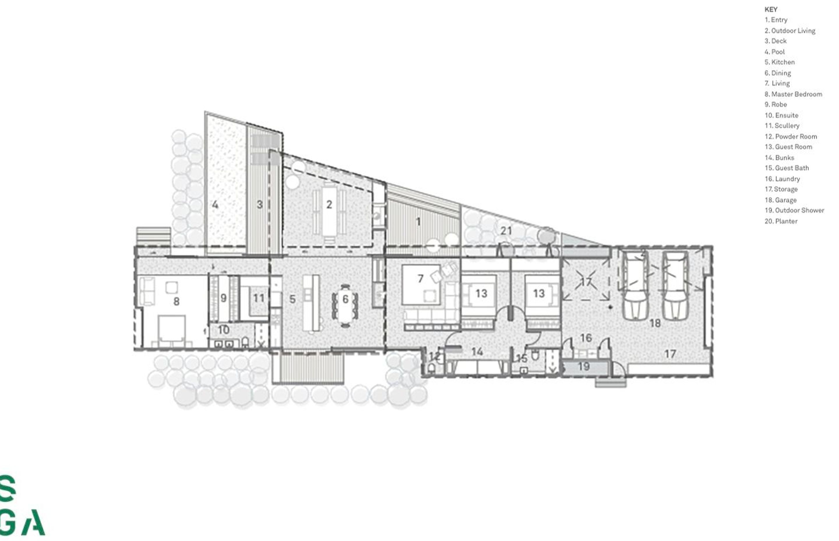 Ground-floor plan by SGA.