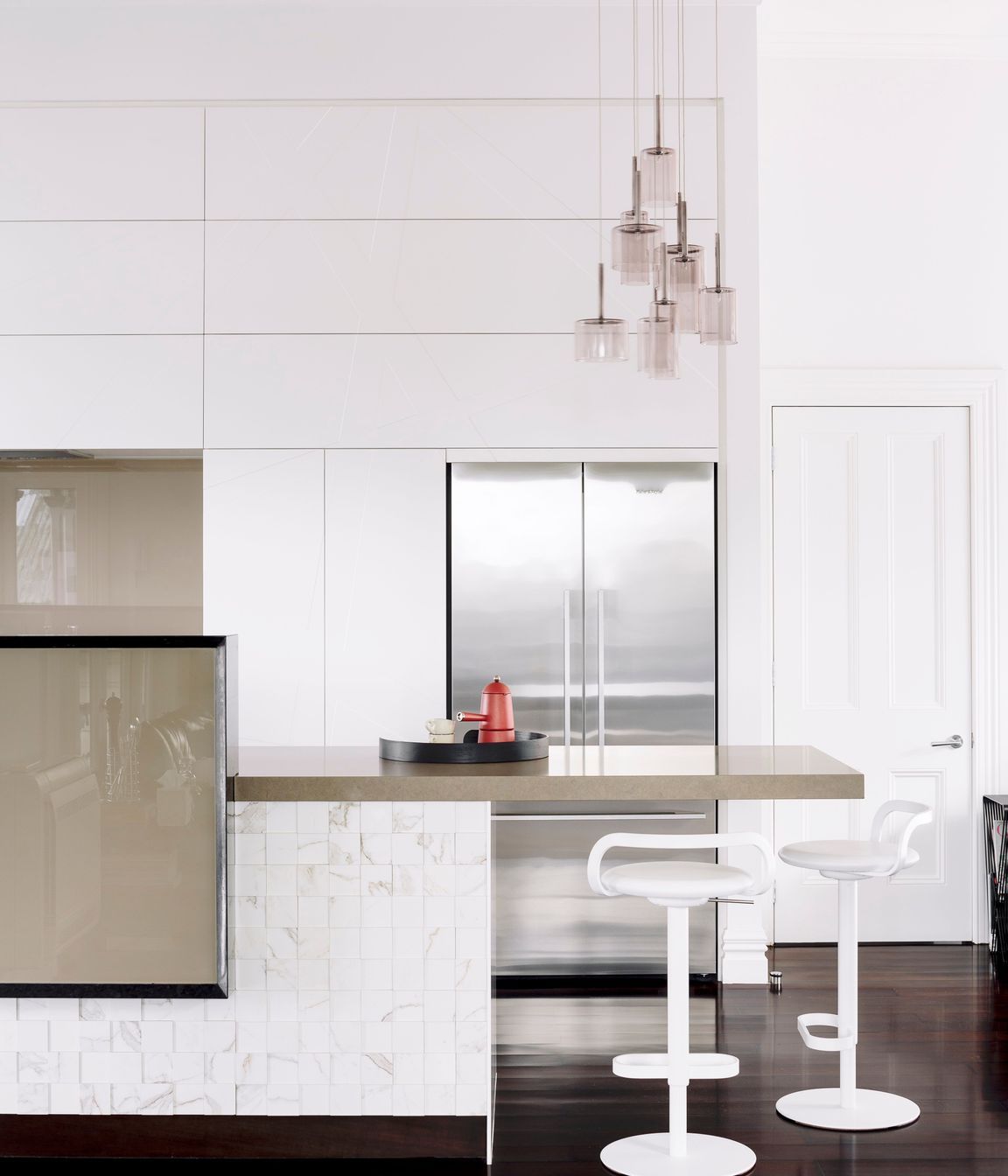 Freemans Bay kitchen design by Natalie Du Bois of Du Bois Designer Kitchens and Interiors <br />Photo by Simon Wilson